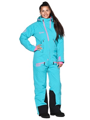 SNOW HEADQUARTER Снегоходный комбинезон женский B-9033 Голубой фото в интернет-магазине FrontFlip.Ru