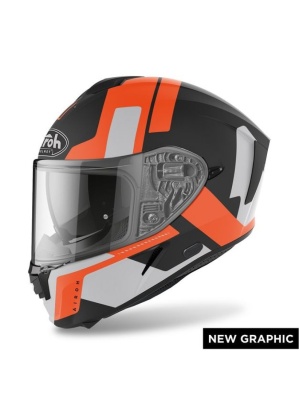 AIROH шлем интеграл SPARK SHOGUN ORANGE MATT фото в интернет-магазине FrontFlip.Ru
