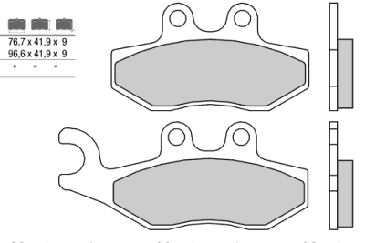 NISSIN Тормозные колодки  2P-272NS  (250/2) фото в интернет-магазине FrontFlip.Ru