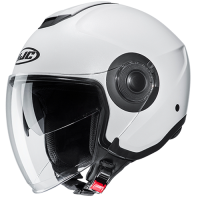 HJC Шлем i40N SEMI FLAT PEARL WHITE фото в интернет-магазине FrontFlip.Ru