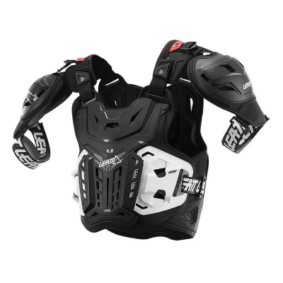 Защита панцирь Leatt Chest Protector 4.5 Pro Black фото в интернет-магазине FrontFlip.Ru