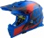 LS2 Мотошлем MX437 FAST ALPHA синий матовый фото в интернет-магазине FrontFlip.Ru