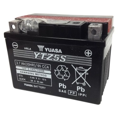 YUASA   Аккумулятор  YTZ5S с электролитом фото в интернет-магазине FrontFlip.Ru