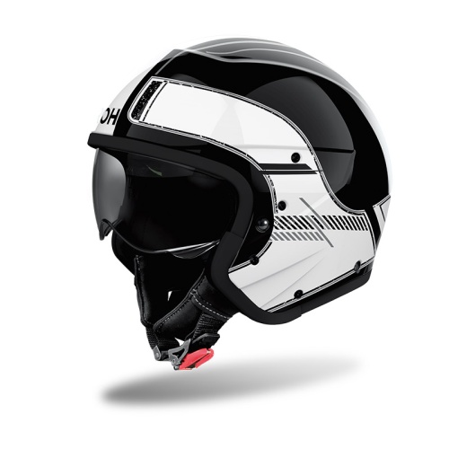Шлем Airoh J110 RASTER White Glossy фото в интернет-магазине FrontFlip.Ru