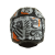 Шлем кроссовый O'NEAL 3Series SCARZ серый/оранжевый фото в интернет-магазине FrontFlip.Ru