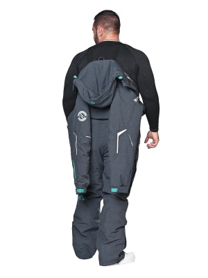 SNOW HEADQUARTER Горнолыжный комбинезон мужской A-89001 Серый фото в интернет-магазине FrontFlip.Ru