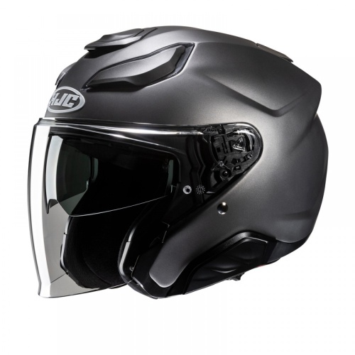 HJC Шлем F31 SEMI FLAT TITANIUM фото в интернет-магазине FrontFlip.Ru