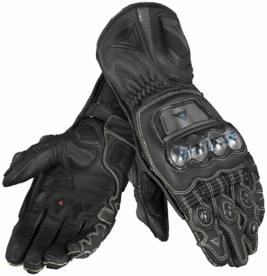 DAINESE FULL METAL D1 GLOVES - NERO/NERO/NERO перчатки муж фото в интернет-магазине FrontFlip.Ru