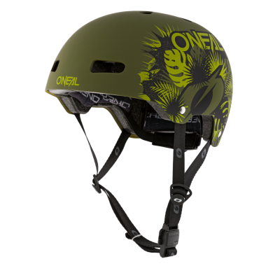 Шлем велосипедный открытый O'NEAL DIRT LID ZF Plant, мат. Зеленый фото в интернет-магазине FrontFlip.Ru