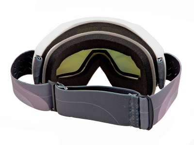 Очки кроссовые AiM (PRO) 157-500 Black-Red Glossy фото в интернет-магазине FrontFlip.Ru