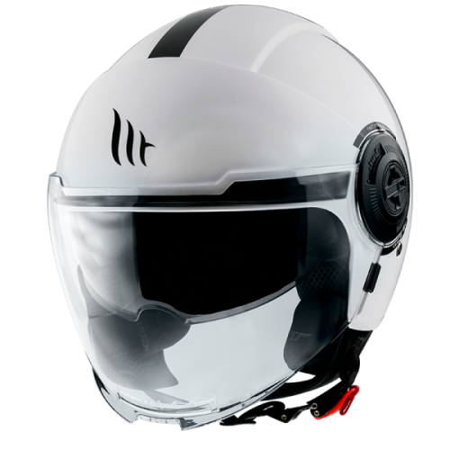 Шлем MT VIALE SV SOLID A0 Gloss White фото в интернет-магазине FrontFlip.Ru