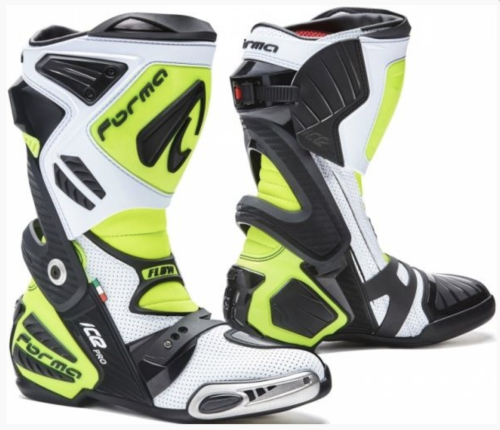 FORMA Ботинки ICE PRO FLOW WHITE/BLACK/YEL.FLUO фото в интернет-магазине FrontFlip.Ru