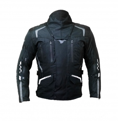 HAWK MOTO Куртка мужская текстиль CONDOR черный фото в интернет-магазине FrontFlip.Ru
