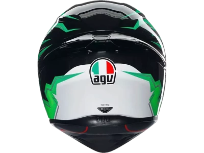 AGV Шлем K-1 E2206 KRIPTON BLACK/GREEN фото в интернет-магазине FrontFlip.Ru