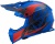 LS2 Мотошлем MX437 FAST ALPHA синий матовый фото в интернет-магазине FrontFlip.Ru