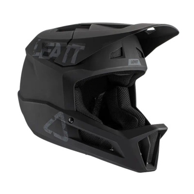 Велошлем Leatt MTB Gravity 1.0 Helmet Black фото в интернет-магазине FrontFlip.Ru