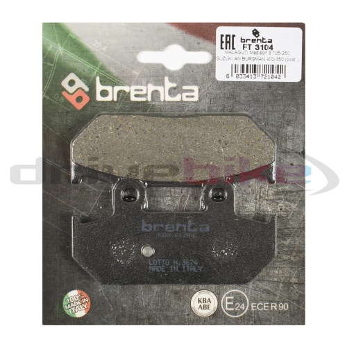 [BRENTA] Тормозные колодки FT 3104 Organic фото в интернет-магазине FrontFlip.Ru