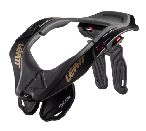 Защита шеи Leatt 5.5 Neck Brace Stealth фото в интернет-магазине FrontFlip.Ru