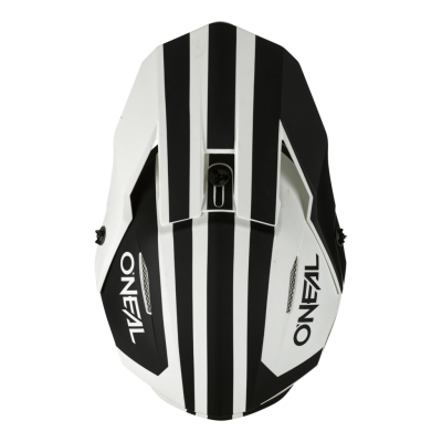 Шлем кроссовый O'NEAL 3Series Interceptor Черный/белый фото в интернет-магазине FrontFlip.Ru