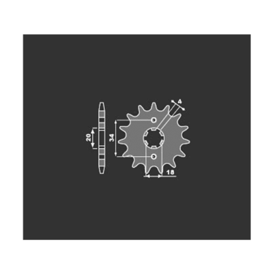 PBR Звезда передняя    513-18 фото в интернет-магазине FrontFlip.Ru