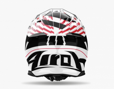 Мотошлем AIROH TWIST 3 THUNDER RED GLOSS Кросс-Эндуро термопластик фото в интернет-магазине FrontFlip.Ru