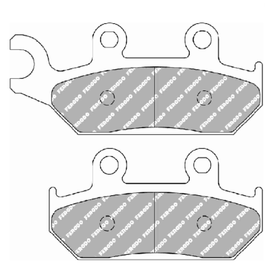 Тормозные колодки дисковые, FERODO (FDB737P) фото в интернет-магазине FrontFlip.Ru
