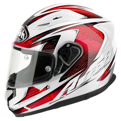 AIROH шлем интеграл T600 BIONIC RED фото в интернет-магазине FrontFlip.Ru