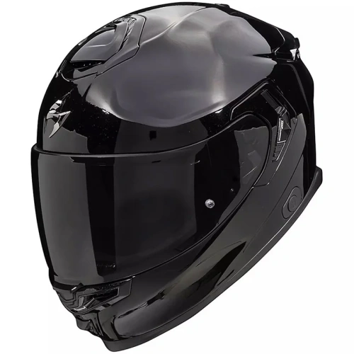 [SCORPION EXO] Мотошлем EXO-GT SP AIR SOLID, цвет Черный Металлик фото в интернет-магазине FrontFlip.Ru