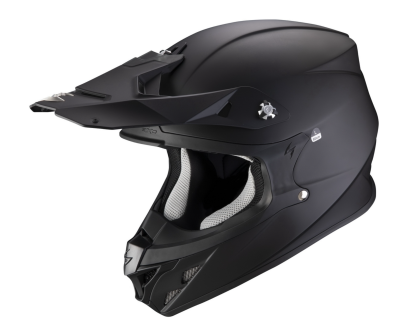 [SCORPION EXO] Мотошлем VX-16 EVO AIR SOLID, цвет Черный Матовый фото в интернет-магазине FrontFlip.Ru