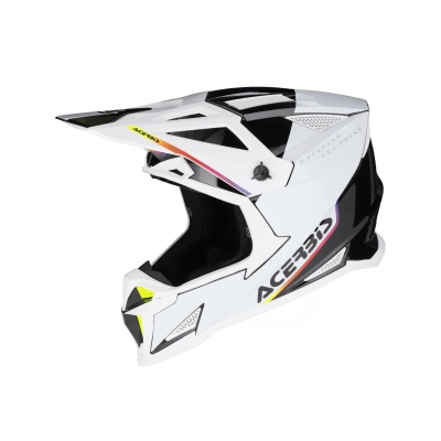Шлем Acerbis T711 White/Black фото в интернет-магазине FrontFlip.Ru
