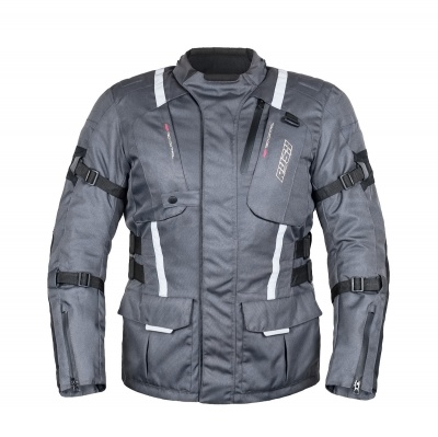 [RUSH] Мотокуртка LONG RIDE текстиль, цвет Антрацит фото в интернет-магазине FrontFlip.Ru