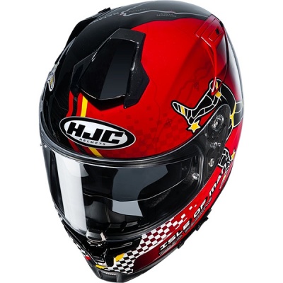 HJC Шлем RPHA 70 ISLE OF MAN MC1 фото в интернет-магазине FrontFlip.Ru