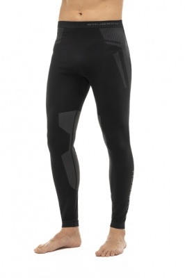 BRUBECK Термобелье Кальсоны мужские зональные DRY черный/графит фото в интернет-магазине FrontFlip.Ru