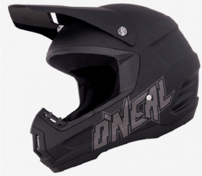 Шлем кроссовый O'NEAL 2Series Flat черный фото в интернет-магазине FrontFlip.Ru