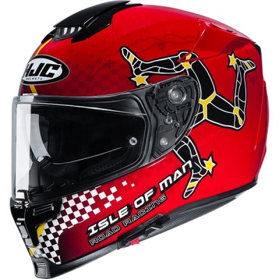 HJC Шлем RPHA 70 ISLE OF MAN MC1 фото в интернет-магазине FrontFlip.Ru