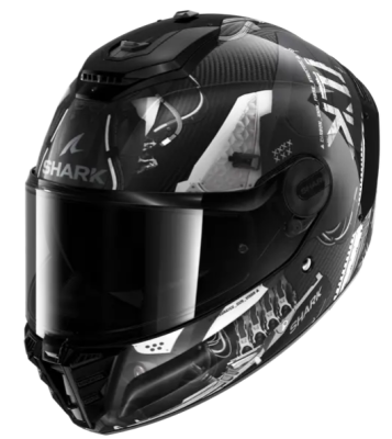 Шлем Shark SPARTAN RS CARBON XBOT Black/Anthracite/Silver фото в интернет-магазине FrontFlip.Ru