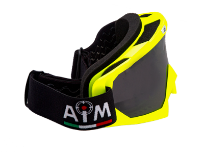 Очки кроссовые AiM 634-500 Yellow фото в интернет-магазине FrontFlip.Ru