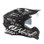 Шлем кроссовый со стеклом O'NEAL Sierra Torment V.22, мат. черный/белый фото в интернет-магазине FrontFlip.Ru