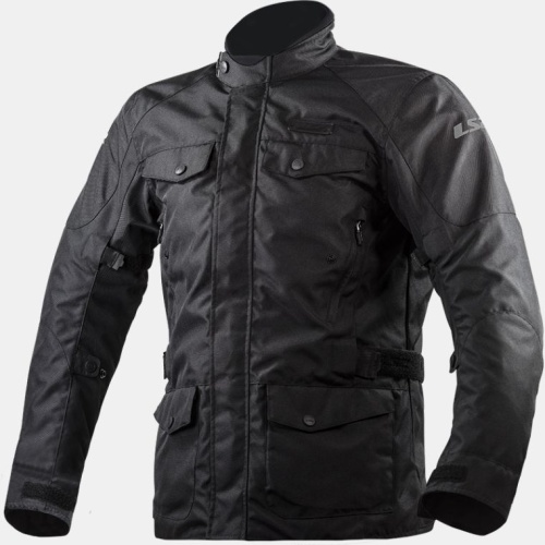 LS2 Мотокуртка METROPOLIS EVO MAN JACKET черный фото в интернет-магазине FrontFlip.Ru