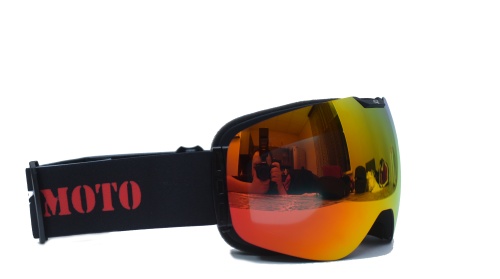 Зимние очки HAWK MOTO Snow Star (зеркальные оранжевые) фото в интернет-магазине FrontFlip.Ru