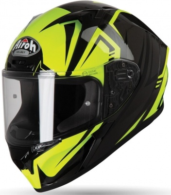 AIROH шлем интеграл VALOR RAPTOR YELLOW GLOSS фото в интернет-магазине FrontFlip.Ru