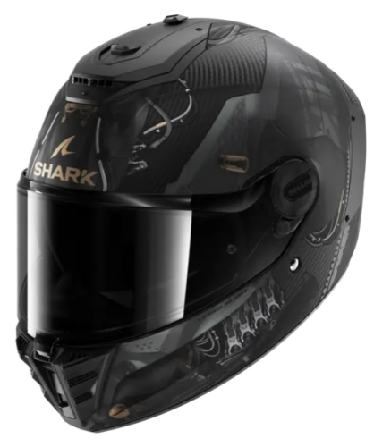 Шлем Shark SPARTAN RS CARBON XBOT MAT Black/Anthracite/Copper фото в интернет-магазине FrontFlip.Ru