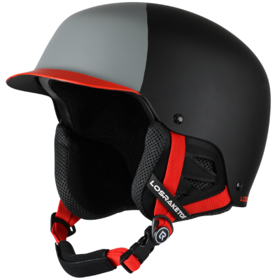 Сноубордический шлем Los Raketos Spark Black/Red фото в интернет-магазине FrontFlip.Ru