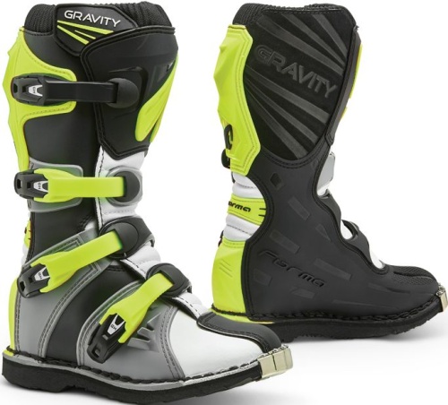 FORMA Ботинки GRAVITY GREY/WHITE/YELLOWFLUO фото в интернет-магазине FrontFlip.Ru