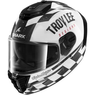 Шлем Shark SPARTAN RS RACESHOP White/Black/Red фото в интернет-магазине FrontFlip.Ru