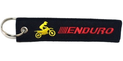 Брелок BMV 0101 "Эндуро" ткань, вышивка, разм. 13*3см фото в интернет-магазине FrontFlip.Ru
