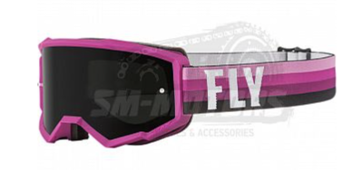 Очки для мотокросса FLY RACING ZONE (2022) YOUTH (детские), розовый/черный, 140126-604-7367 фото в интернет-магазине FrontFlip.Ru