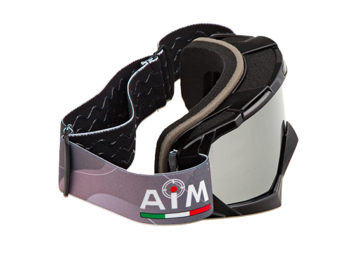 Очки кроссовые AiM (PRO) 157-100 Black Glossy фото в интернет-магазине FrontFlip.Ru