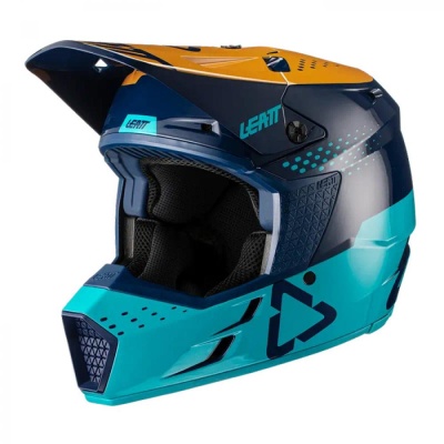 Мотошлем Leatt Moto 3.5 Helmet Blue 2021 фото в интернет-магазине FrontFlip.Ru