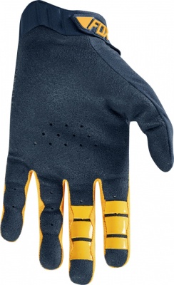 Мотоперчатки Fox Bomber LT Glove Navy/Yellow фото в интернет-магазине FrontFlip.Ru